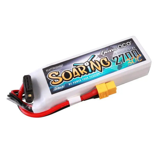 Gens ace G-Tech Soaring 2700mAh 11.1V 30C 3S1P LiPo Battery - Lithium and NiMH<<<Batteries<<<RC models<<<InnproXML
