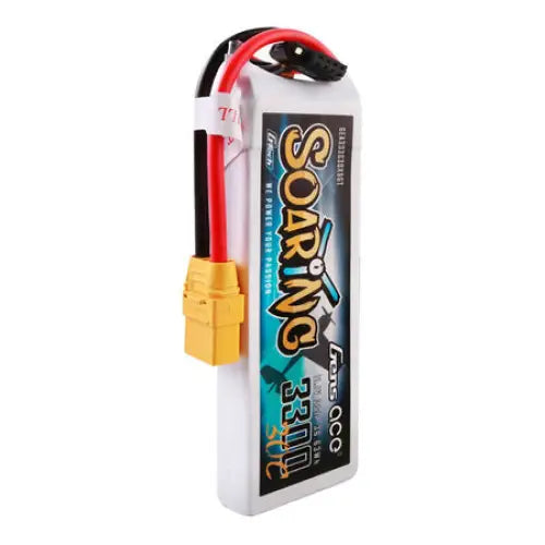 Gens ace G-Tech Soaring 3300mAh 11.1V 30C 3S1P Lipo Battery Pack with XT90 plug - Lithium and NiMH<<<Batteries<<<RC