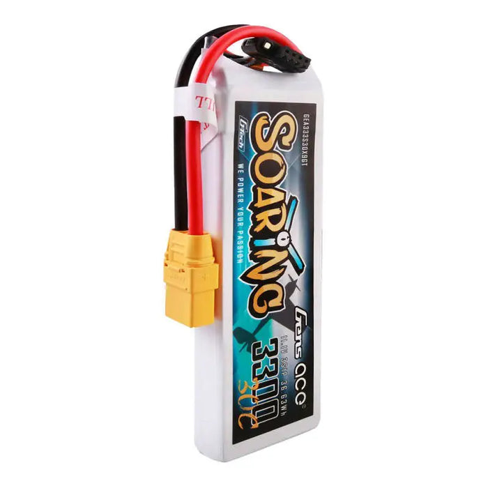 Gens ace G-Tech Soaring 3300mAh 11.1V 30C 3S1P Lipo Battery Pack with XT90 plug - Lithium and NiMH<<<Batteries<<<RC