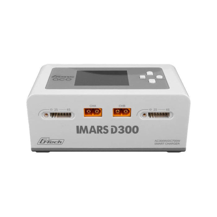 Gens Ace IMARS D300 G-Tech Channel AC/DC 300W/700W RC Battery Charger-EU White - Chargers<<<Charging<<<RC