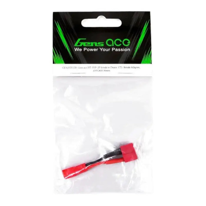 Gens ace JST-SYP-2P female to Deans(T) female Adapter AWG#20 30mm - Accessories<<<Charging<<<RC models<<<InnproXML