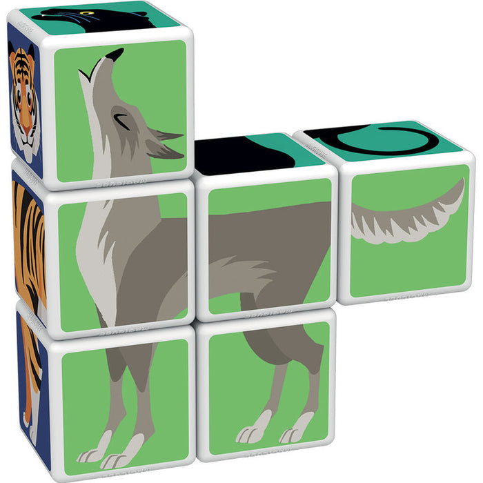 MAGNETIC CONSTRUCTOR GEOMAG MAGICUBE JUNGLE ANIMALS 6