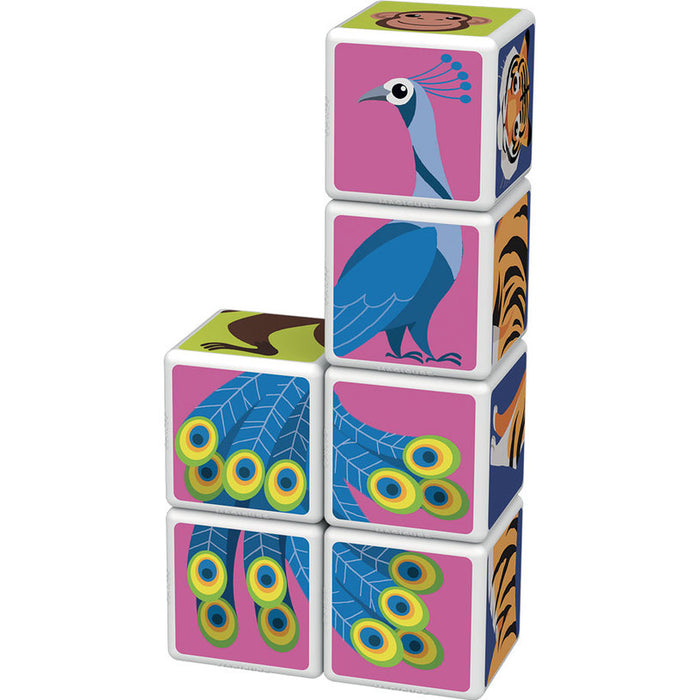 MAGNETIC CONSTRUCTOR GEOMAG MAGICUBE JUNGLE ANIMALS 6
