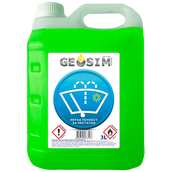 SUMMER WIPER FLUID READY 3L GEOSIM