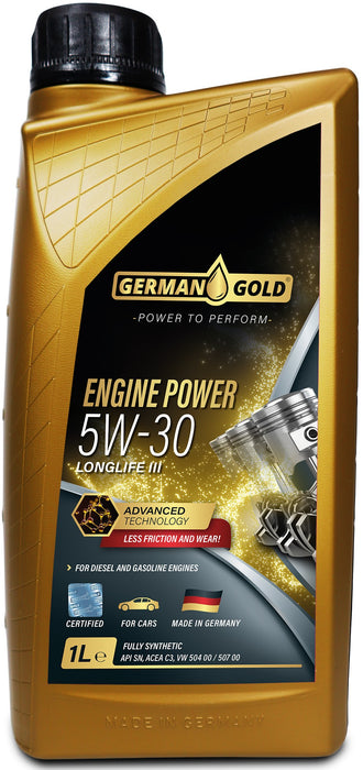 GERMAN GOLD ENGINE POWER LL III 5W-30 5L
