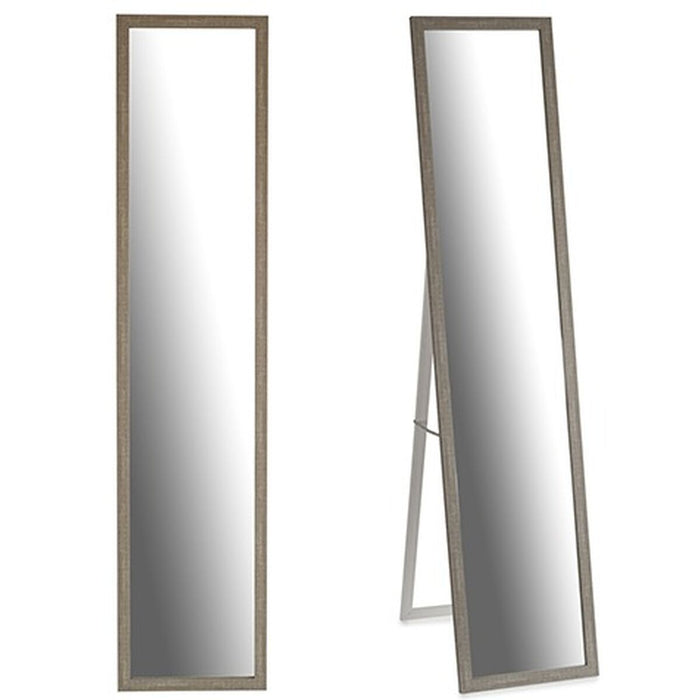 Free standing mirror Gift Decor Grey Wood Glass Crystal MDF Wood 44 x 32,5 x 120 cm 32,5 x 130 x 3 cm 33 x 130 x 4,2 cm (6 Units