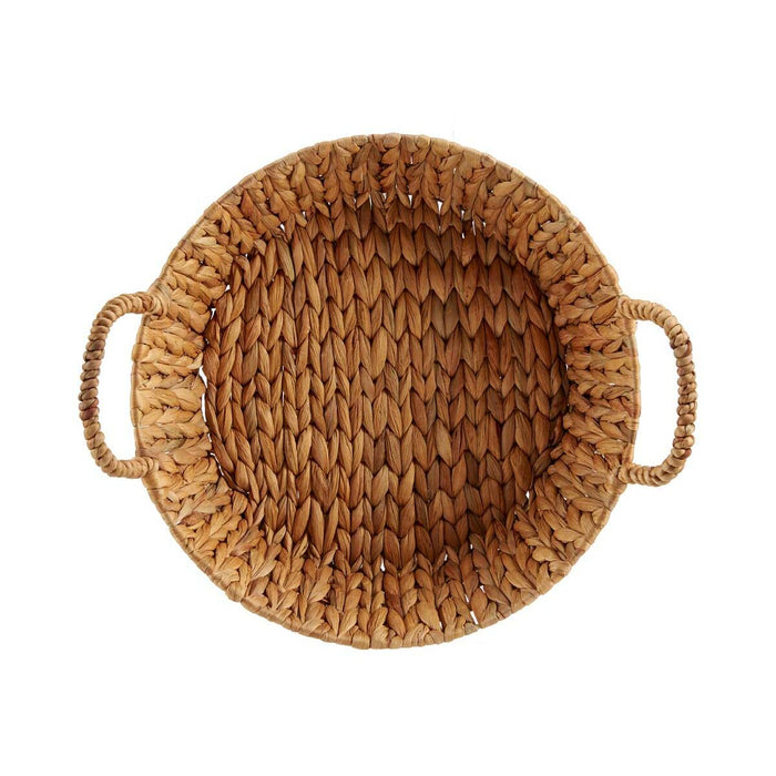 Centerpiece Gift Decor Brown Metal Natural Water hyacinth 39,5 x 16,5 x 35 cm (12 Units)