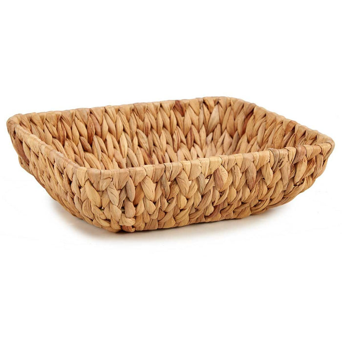 Centerpiece Gift Decor Brown Metal Water hyacinth 30 x 9 x 22 cm (12 Units)