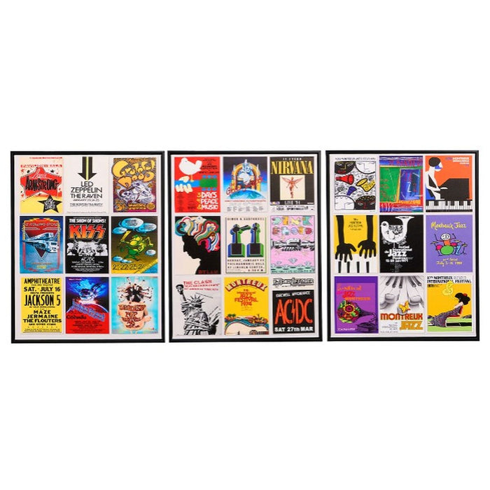 Canvas Gift Decor Music 40 x 2 x 50 cm (6 Units)