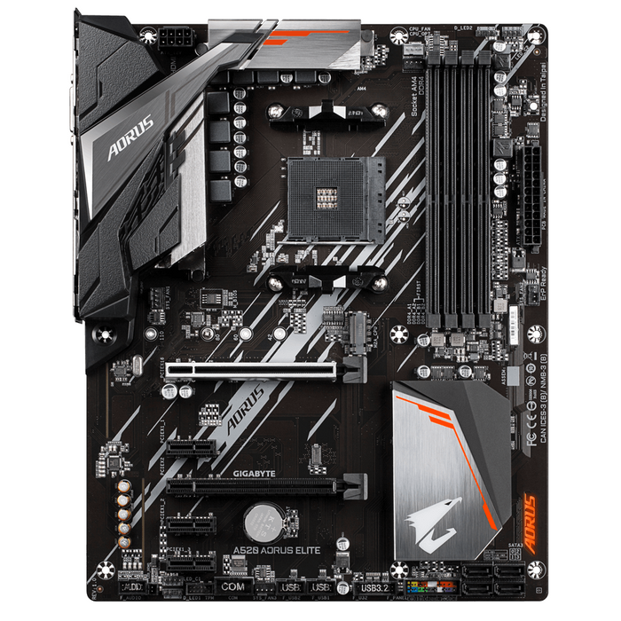 GIGABYTE A520 AORUS ELITE AM4 motherboard - Дънни платки<<<Компютърни компоненти<<<ValiAPI&&&Дънни