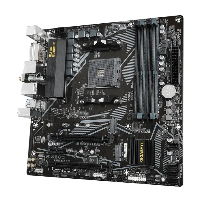 Gigabyte B550M DS3H Socket AM4 micro ATX AMD B550 - Дънни платки<<<Компютърни компоненти<<<ValiAPI