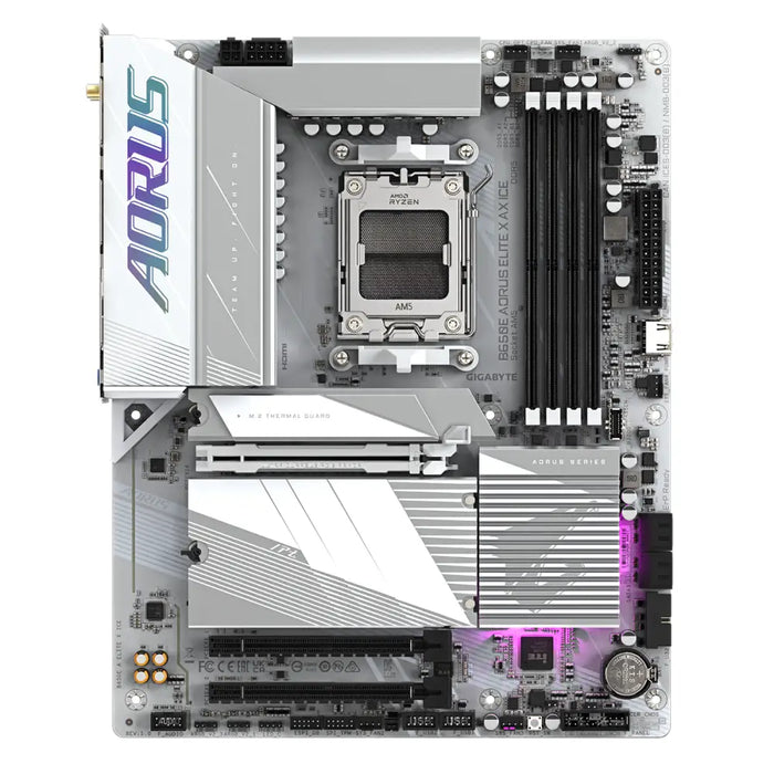 GIGABYTE B650E AORUS ELITE X ICE motherboard - Дънни платки<<<Компютърни компоненти<<<ValiAPI&&&Дънни