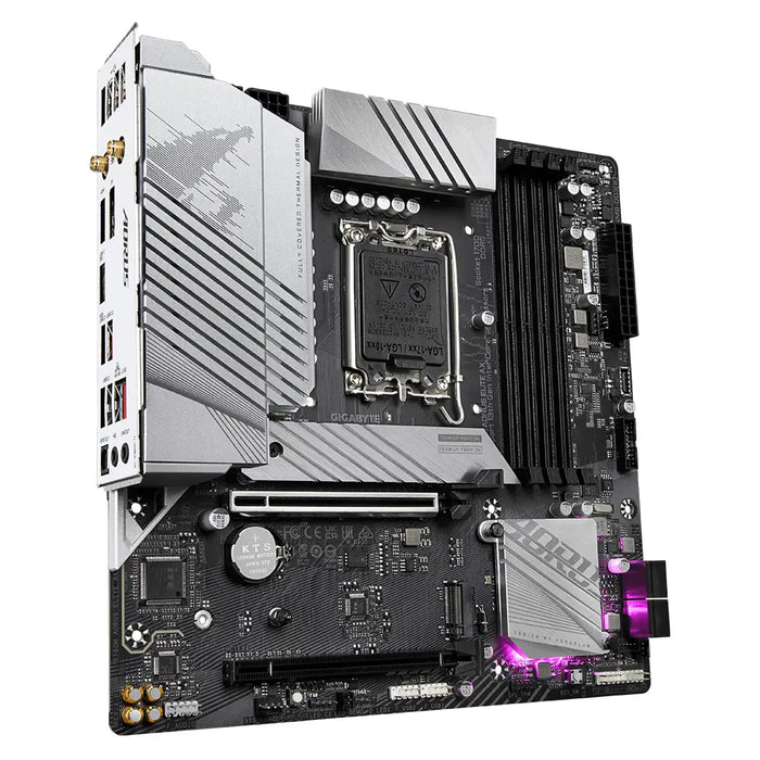 Gigabyte B760M AORUS ELITE AX motherboard Intel B760 LGA 1700 micro ATX - Дънни платки<<<Компютърни
