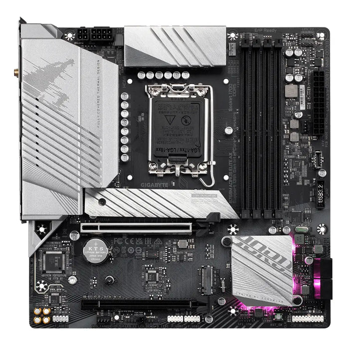Gigabyte B760M AORUS ELITE AX motherboard Intel B760 LGA 1700 micro ATX - Дънни платки<<<Компютърни