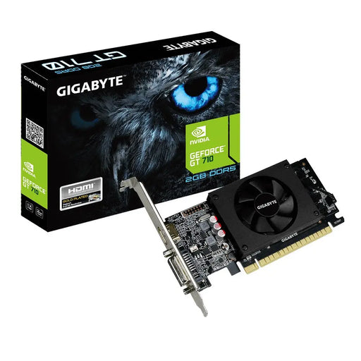 Gigabyte GV-N710D5-2GL graphics card NVIDIA GeForce GT 710 2 GB GDDR5 - Видео карти<<<Компютърни компоненти<<<ValiAPI
