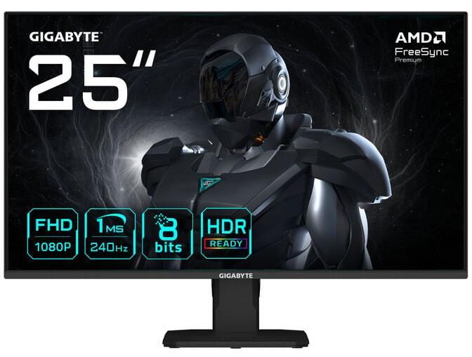 Gaming monitor Gigabyte GS25F2A - 24.5 inch SS IPS FHD (1920x1080), 240 Hz, 1 ms, HDR10