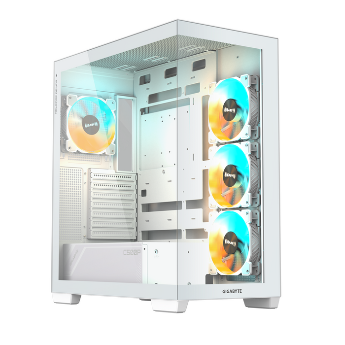 Box Gigabyte C500 PANORAMIC Stealth Ice - Mid-Tower