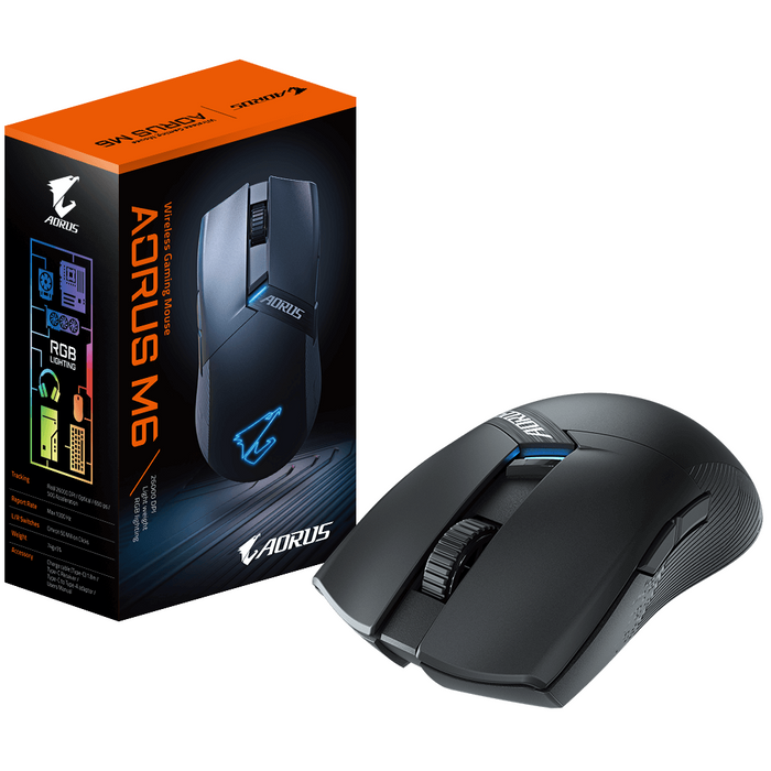 Gigabyte Aorus M6 RGB Fusion Wireless Gaming Mouse