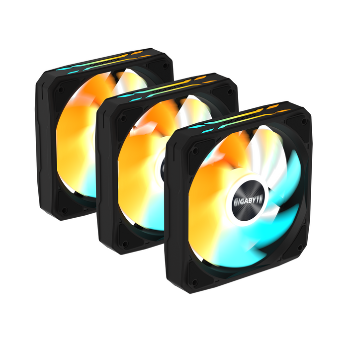 Fan Set 3-Pack GIGABYTE AORUS EZ CHAIN FAN 120, 120x120x25mm ARGB