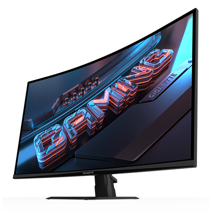 Gaming Monitor Gigabyte GS32QCA - 32" inch SS/VA 1500R, QHD (2560x1440), 180Hz, 1ms, HDR Ready