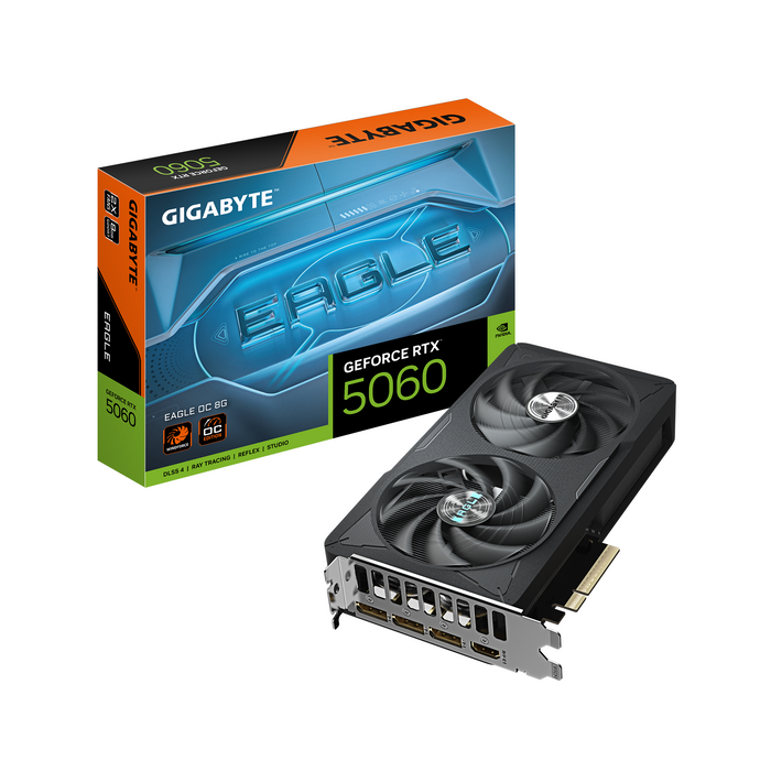 Video card GIGABYTE RTX 5060 EAGLE OC 8GB GDDR7