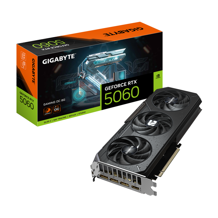 Video card GIGABYTE RTX 5060 GAMING OC 8GB GDDR7
