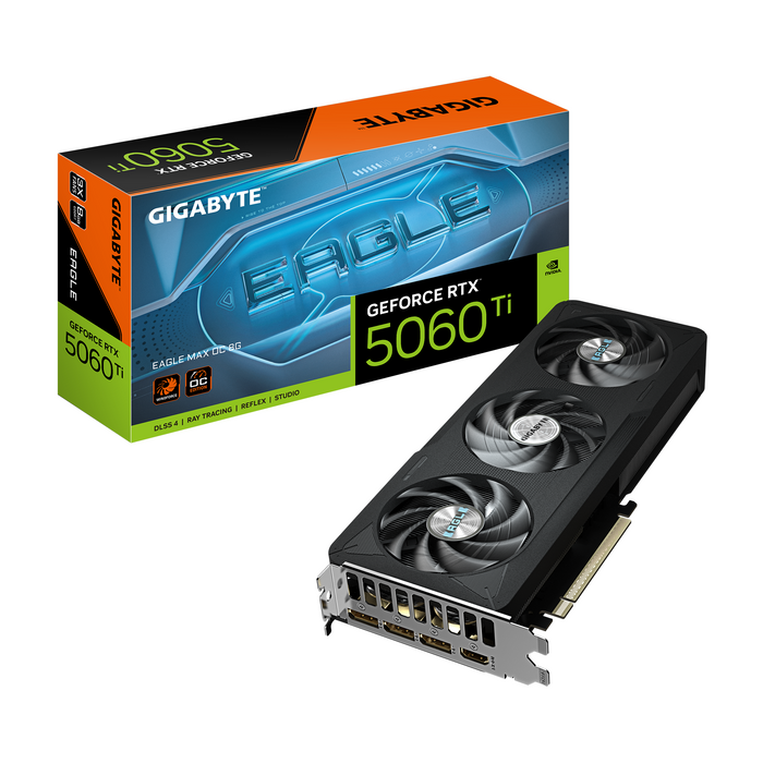 Video card GIGABYTE RTX 5060 TI EAGLE MAX OC 8GB GDDR7