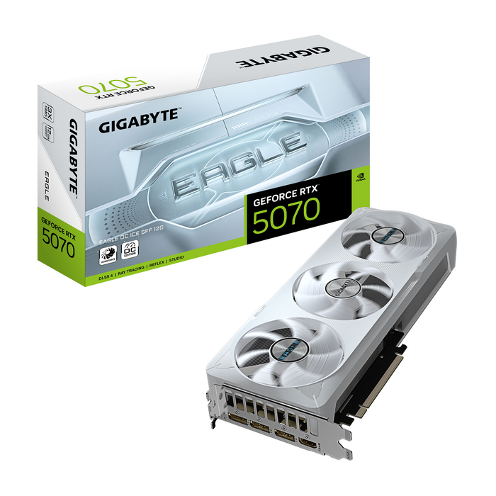 Video card GIGABYTE RTX 5070 EAGLE ICE OC SFF 12GB GDDR7