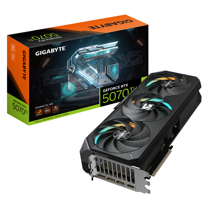 Video card GIGABYTE RTX 5070 TI GAMING OC 16GB GDDR7