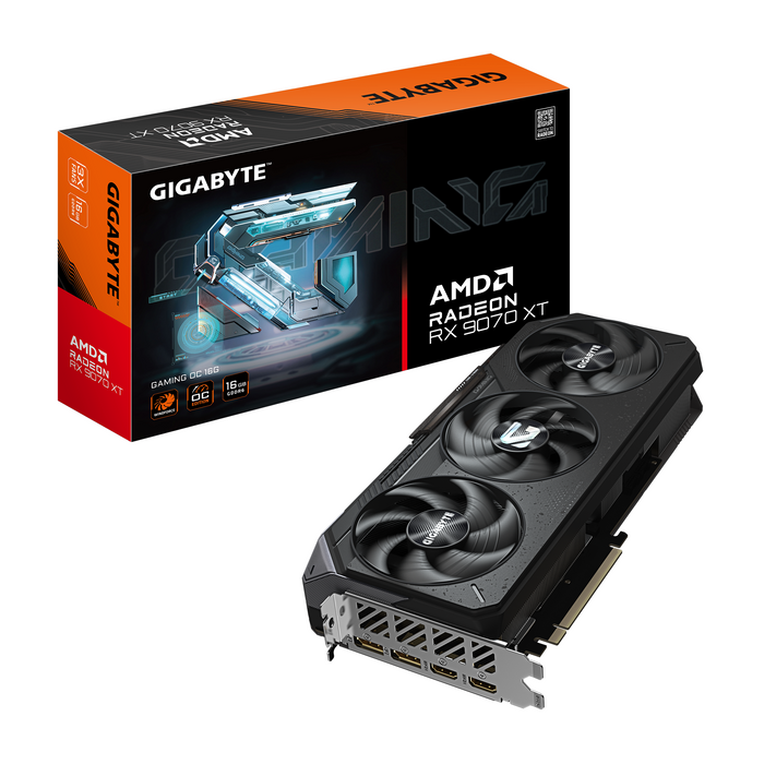 Video card GIGABYTE RADEON RX 9070 XT GAMING OC 16GB GDDR6