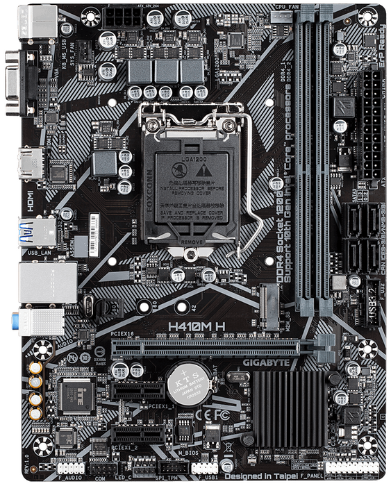 Motherboard GIGABYTE H410M-H V2, Socket 1200