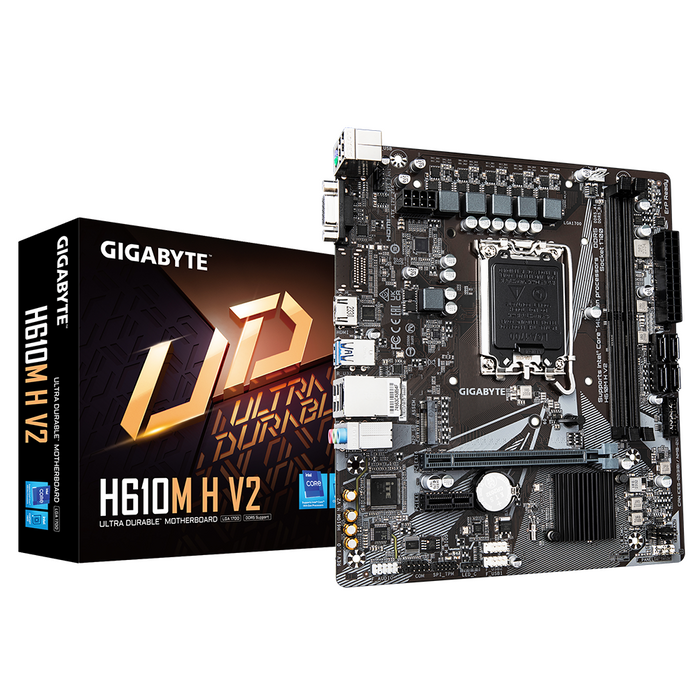 Motherboard GIGABYTE H610M H V2 Socket 1700, DDR5 rev 1.0, Micro ATX