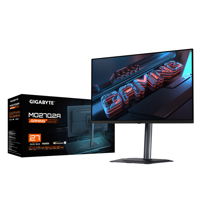 Gaming monitor GIGABYTE MO27Q2A - 27" QD-OLED, QHD (2560 x 1440), 280Hz, 0.03ms