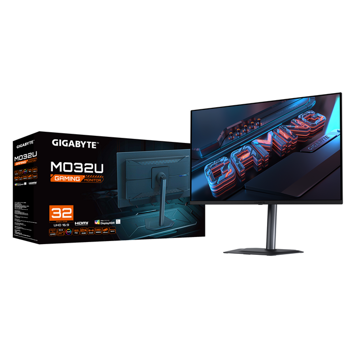Gaming monitor GIGABYTE MO32U - 31.5" QD-OLED 4K UHD, 165Hz, 0.03ms