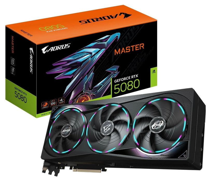 Video card GIGABYTE AORUS RTX 5080 MASTER 16GB GDDR7