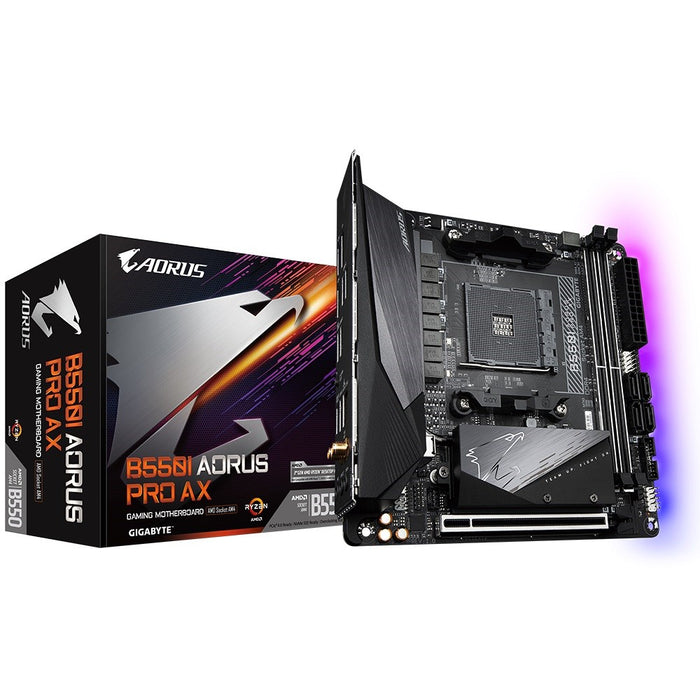 Motherboard GIGABYTE B550I AORUS PRO AX, Socket AM4