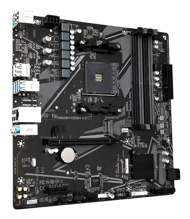 Motherboard GIGABYTE A520M-DS3H V2, Socket AM4