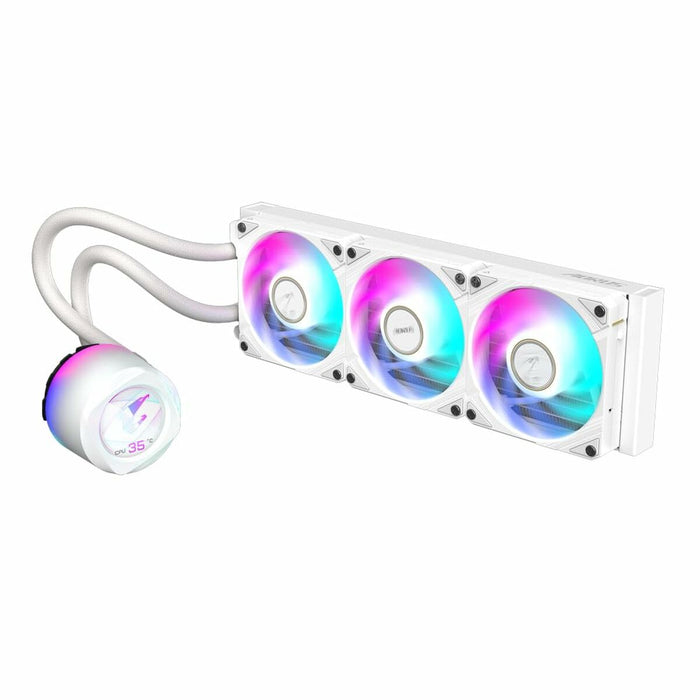 Processor cooler Gigabyte AORUS WATERFORCE X II 360 ICE, LCD Display