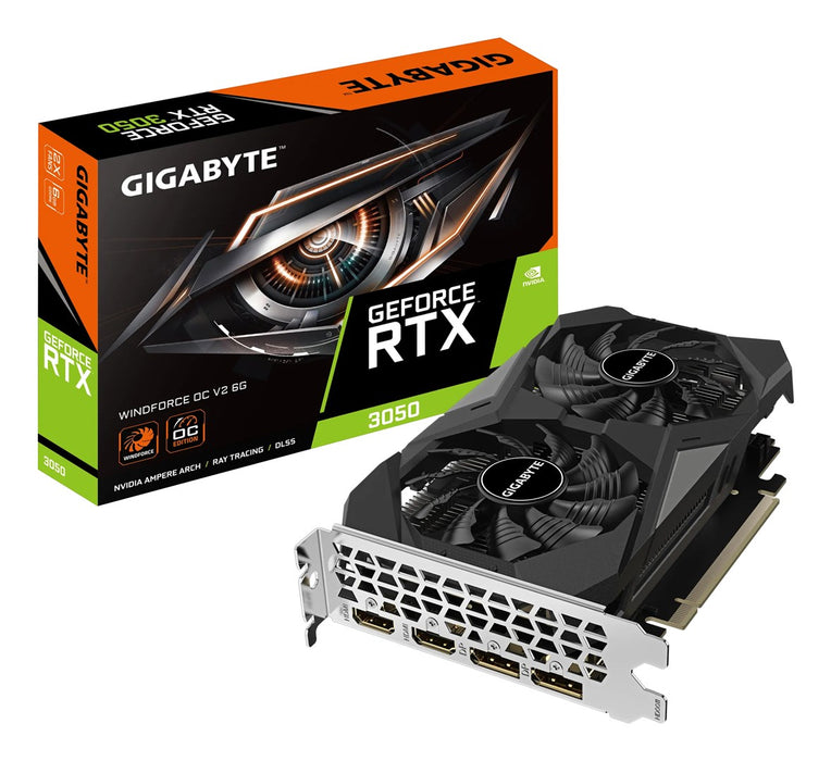 Video card GIGABYTE RTX 3050 WINDFORCE OC V2 6GB GDDR6