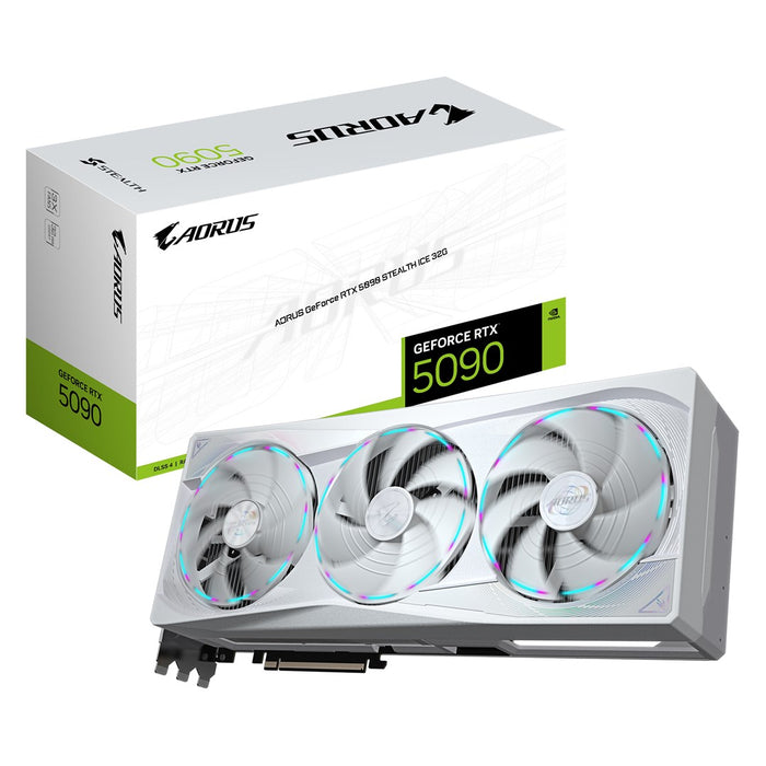 Video card GIGABYTE AORUS RTX 5090 STEALTH ICE 32GB GDDR7