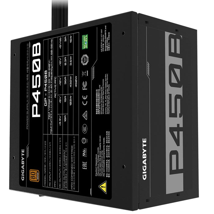 Power supply unit Gigabyte P450B, 450W, 80+, Bronze