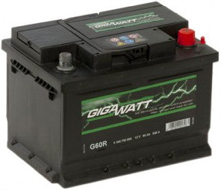GIGAWATT 60AH 540A R+