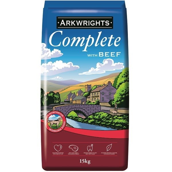 ARKWRIGHT Complete Beef - dry dog food - 15kg