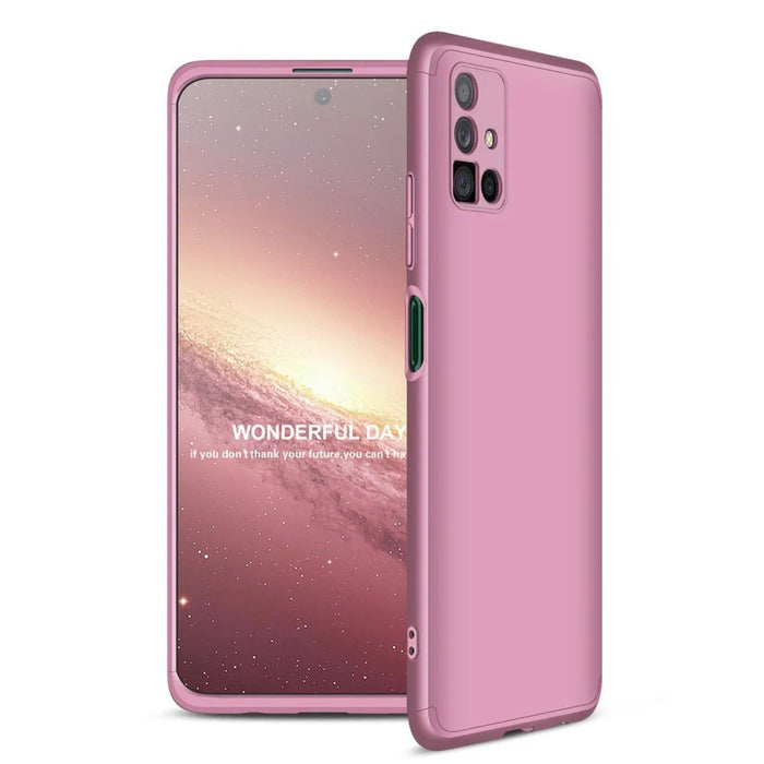 GKK 360 Protection Case Front and Back Case Full Body Cover Samsung Galaxy M51 pink - Cell phone cases