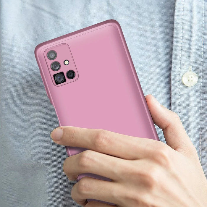 GKK 360 Protection Case Front and Back Case Full Body Cover Samsung Galaxy M51 pink - Cell phone cases