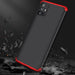 GKK 360 Protection Case Front and Back Case Full Body Cover Samsung Galaxy M51 black-red - Cell phone cases