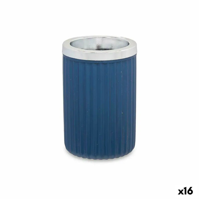 Glass Berilo Blue Plastic 7,5 x 11,5 x 7,5 cm (16 Units) - Баня<<<Дом Градина<<<BigBuy&&&Аксесоари и