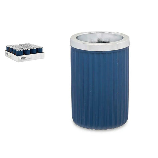 Glass Berilo Blue Plastic 7,5 x 11,5 x 7,5 cm (16 Units) - Баня<<<Дом Градина<<<BigBuy&&&Аксесоари и