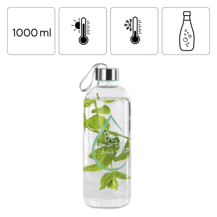Glass bottle Xavax To Go 1l Protective case For drinks - Бутилки<<<Продукти за дома<<<ValiAPI