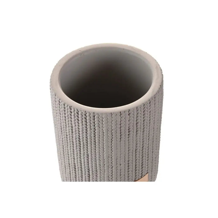 Glass DKD Home Decor Grey Cement 8 x 8 x 10 cm - Баня<<<Дом Градина<<<BigBuy&&&Аксесоари и кранчета<<<Баня<<<Дом